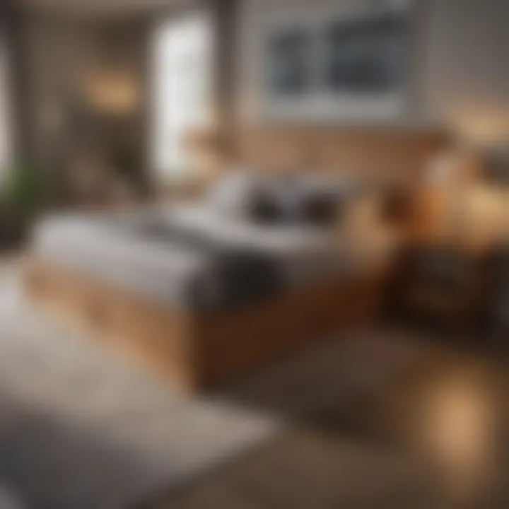 Innovative Storage Solution Platform Bed