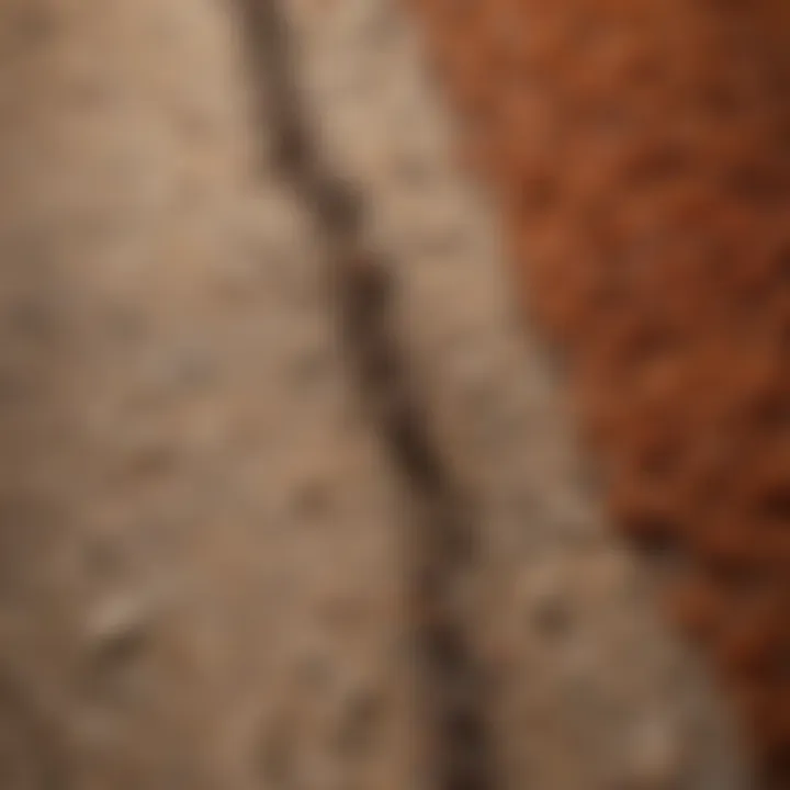 Intricate Ant Trail Under Carpeting