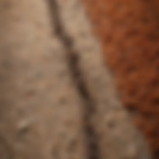 Ant Trail Exploration Beneath Carpet Intricate Ant Trail Under Carpeting