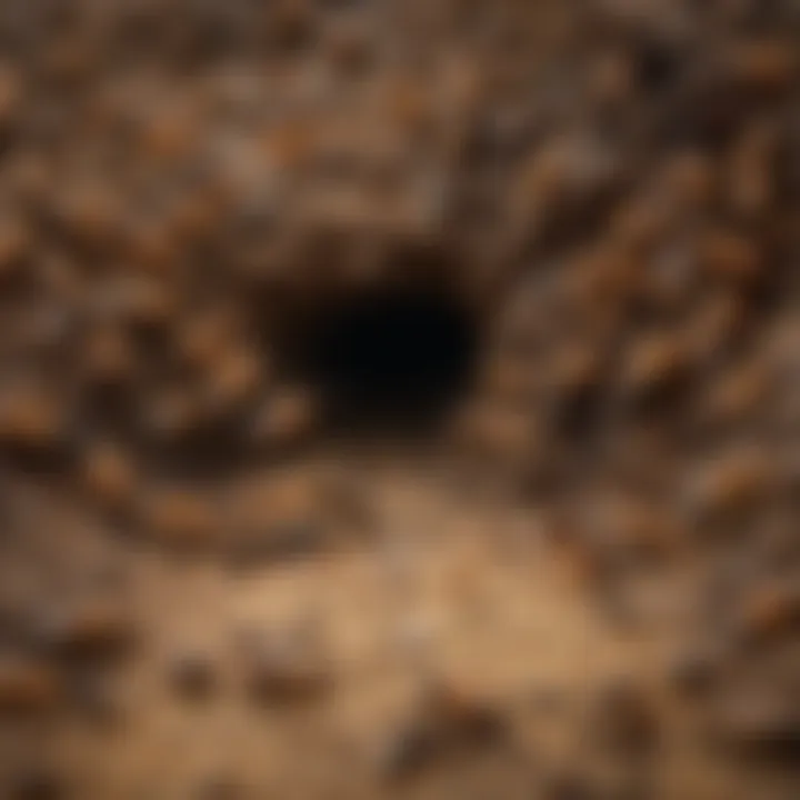 Examining the intricate behaviors of swarming subterranean termites
