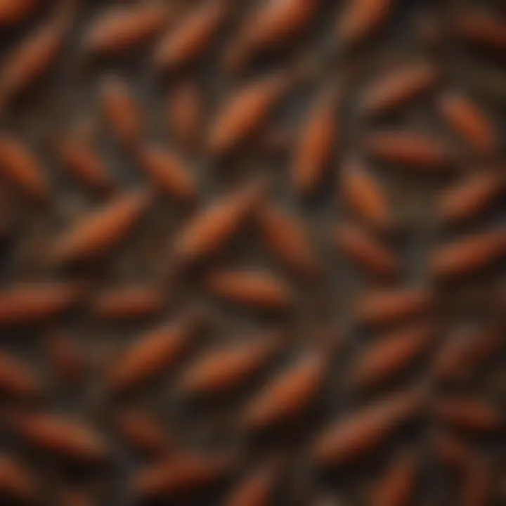 Firebrat displaying its intricate patterns