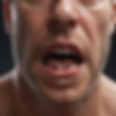 Nasal Infestation Artistic representation of nasal cavities infested with bed bugs