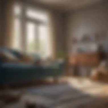 Illustration showing the ecological impact of mice in household environments.