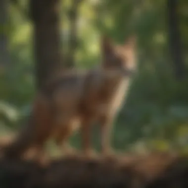 Illustration of wildlife conservation efforts in Jeffersonville, Indiana