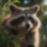 Raccoon deterrent plant