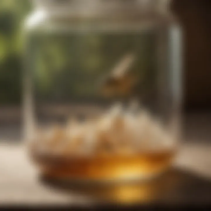 DIY Wasp Trap: Glass Jar with Sweet Bait