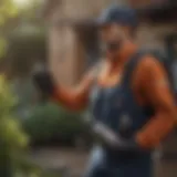 Pest Control Specialist Inspecting Property
