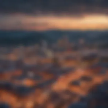 Captivating Skyline of Knoxville Scenic view of Knoxville skyline