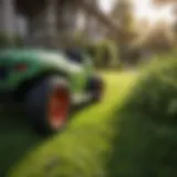 Lush green lawn maintained by TruGreen Plainfield