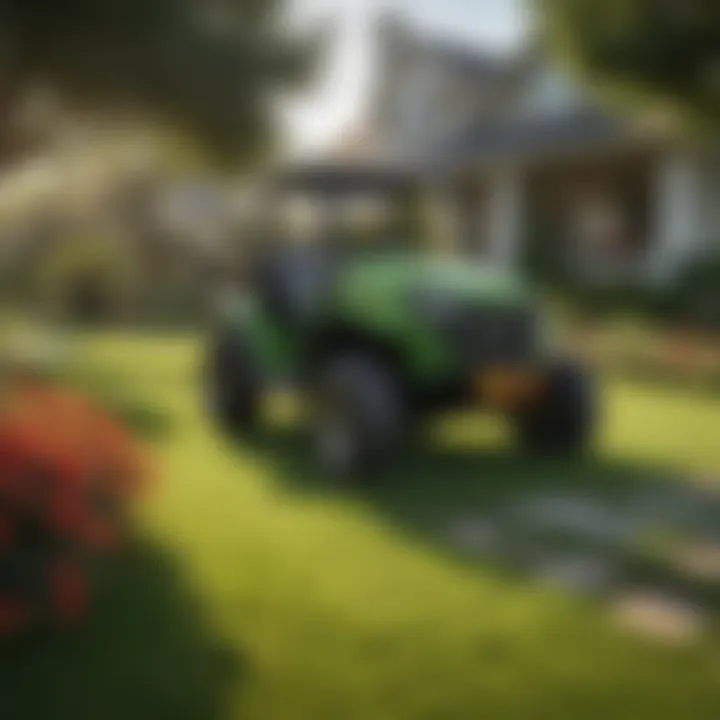 Lush green lawn maintained by Massey Services in Lake Mary