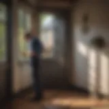 Madsen Pest Control technician inspecting property