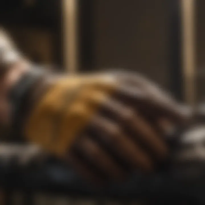 Glove maintenance for pesticide spraying