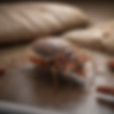 Infographic outlining assessment and management strategies for bed bug infestations