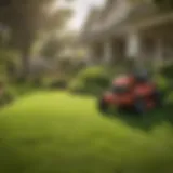 Lush Green Lawn Care by Massey Services Beautifully manicured lawn with lush green grass