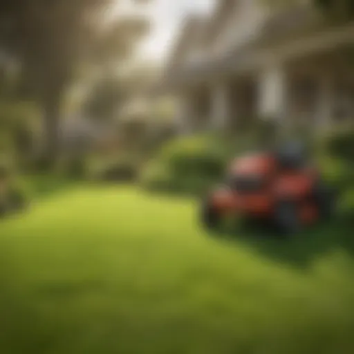 Lush Green Lawn Care by Massey Services Beautifully manicured lawn with lush green grass