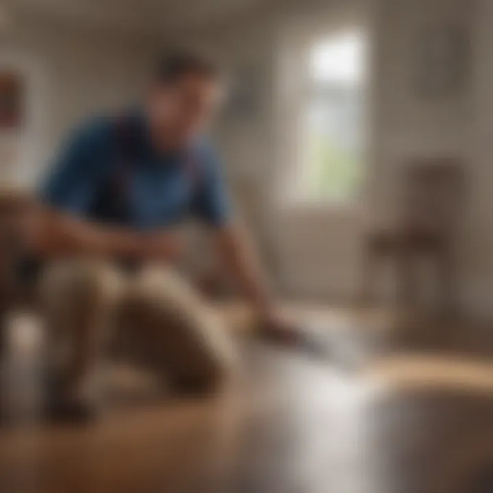 Thorough Pest Control Inspections by Massey Services Pest control expert inspecting residential property