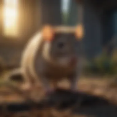 Successful Trapping Outcome with Effective Bait Rat caught in a trap with effective bait