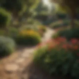 Meticulously Tended Garden to Deter Pests
