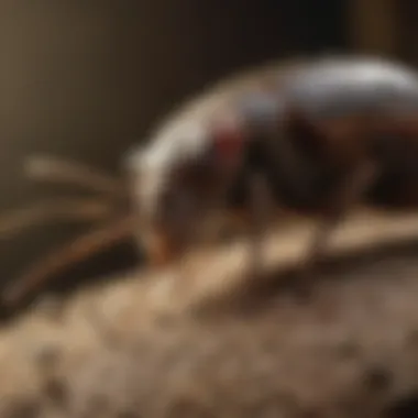 A close-up view of common pests found in homes