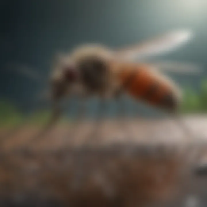 Combatting Mosquitoes in Bakersfield Illustration portraying effective mitigation strategies against mosquitoes in Bakersfield