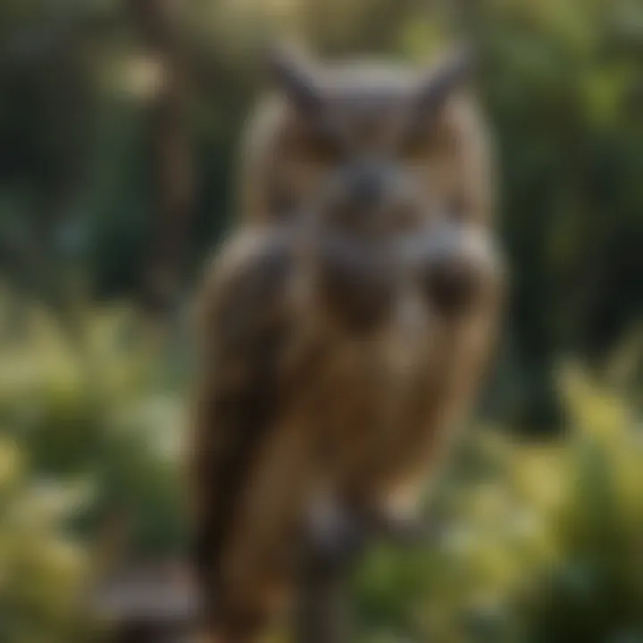 Minimalist Modern Owl Decoy