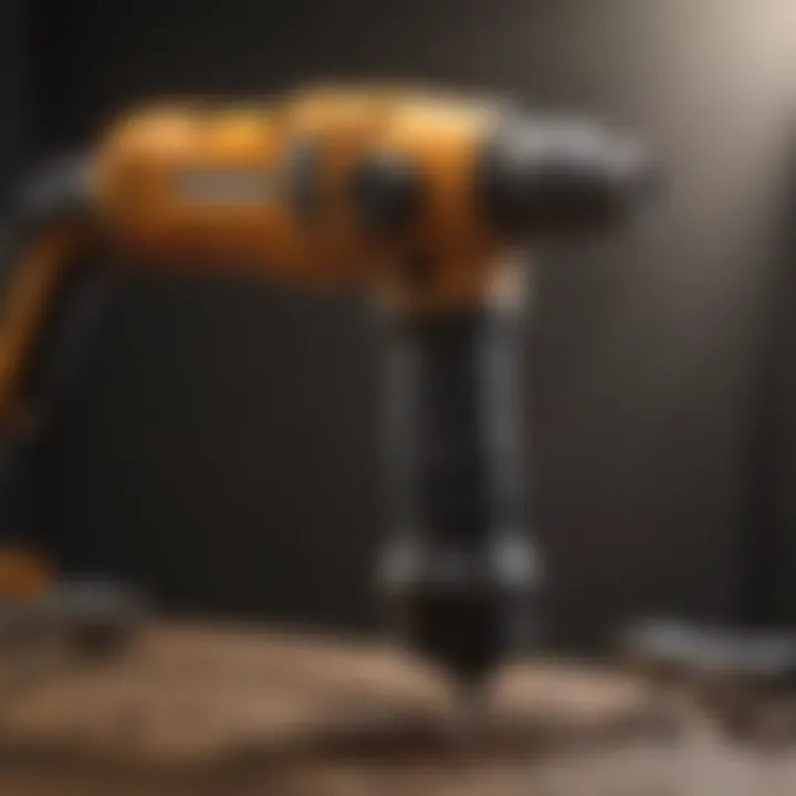 Modern rotary hammer drill with advanced features