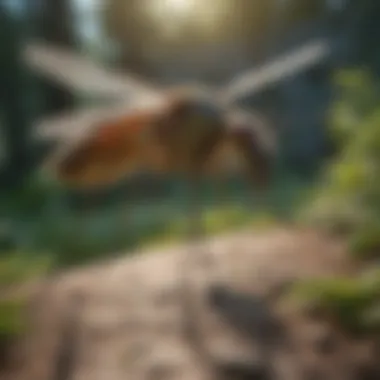 Technological Marvel: TruGreen Mosquito Defense System Artistic Representation of TruGreen Mosquito Defense Technology