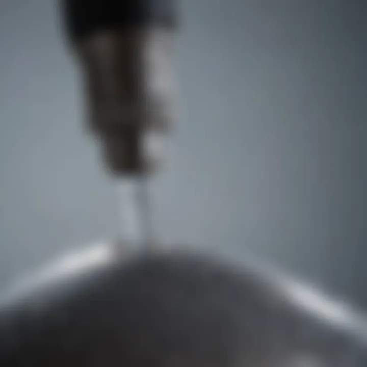 Close-up of Mosquito Spray Nozzle Close-up of a spray nozzle used in mosquito control applications.