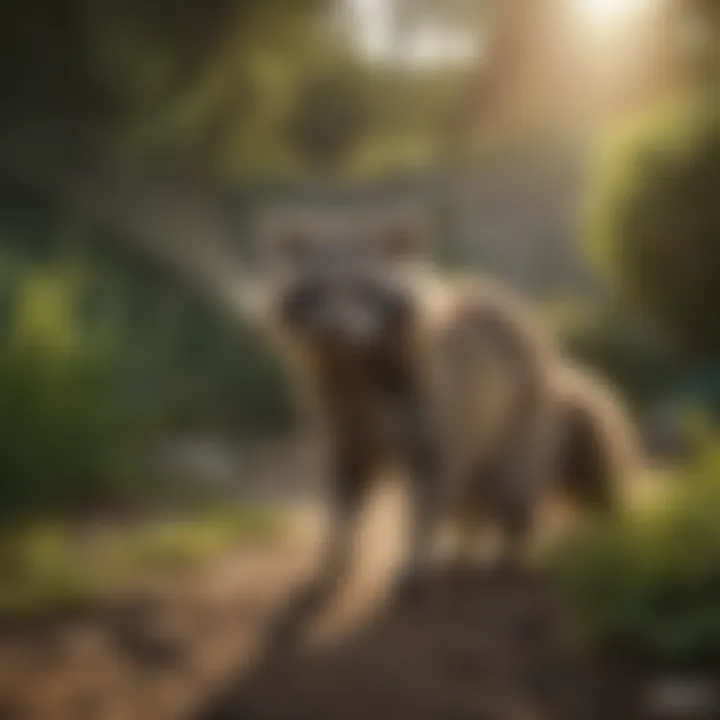 Motion-Activated Sprinkler for Raccoon Repellent Garden Guardian: Motion-Activated Sprinkler