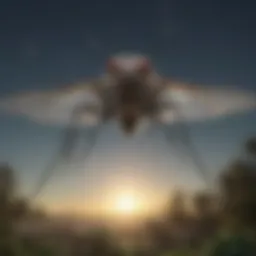 Mr. Mosquito in Flight