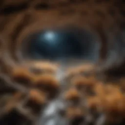 Mycelium Network in Crawl Space