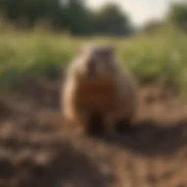 Recognizing Gopher Signs Identifying gopher burrows in a farm