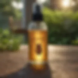 Natural oil spray to repel stink bugs