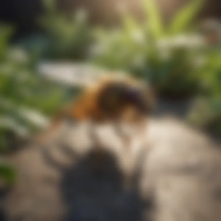 Natural herbs known for repelling fleas