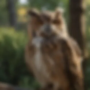Realistic Feathered Sentinel for Outdoor Spaces Naturalistic Owl Decoy