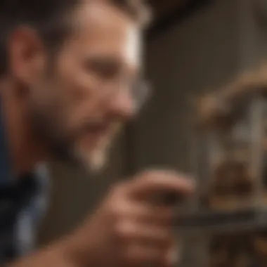 Professional Pest Inspection in Olathe Exterminator inspecting pest infestation