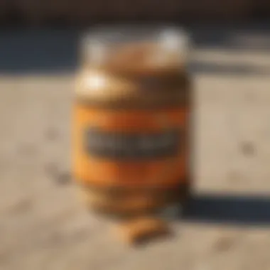 Rat trap with enticing peanut butter bait