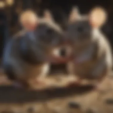 Illustration depicting the intricate process of mouse mating behavior