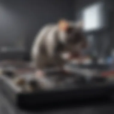 Illustration of modern electronic rat catching device