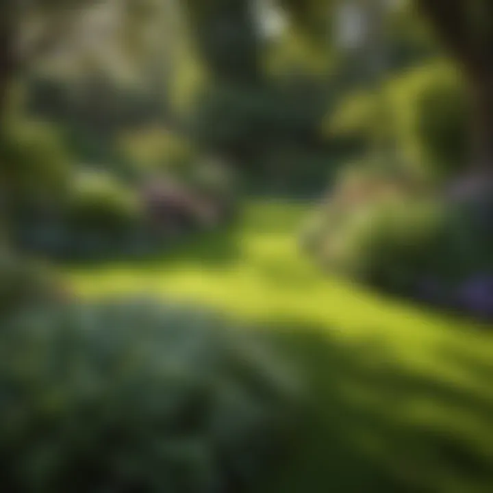 Vibrant Green Lawn in Bloom