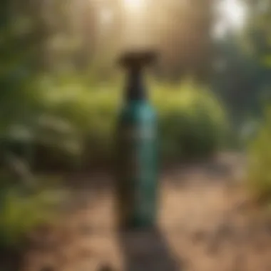 Organic Mosquito Repellent Spray in a Coastal Setting