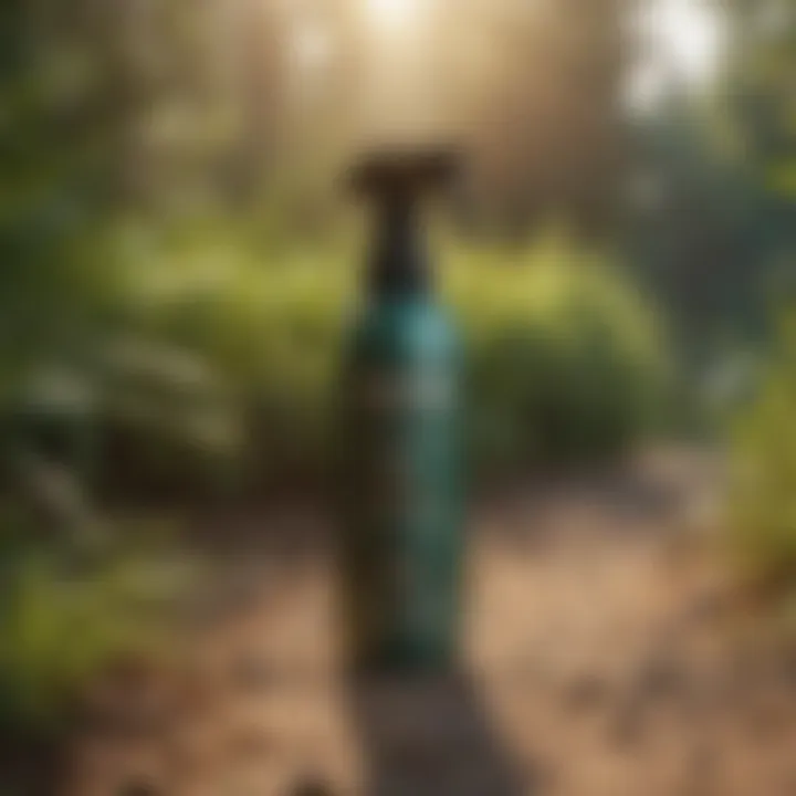 Organic Mosquito Repellent Spray in a Coastal Setting