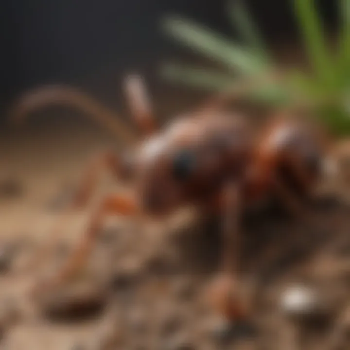 Organic Pest Control for Fire Ant Mound