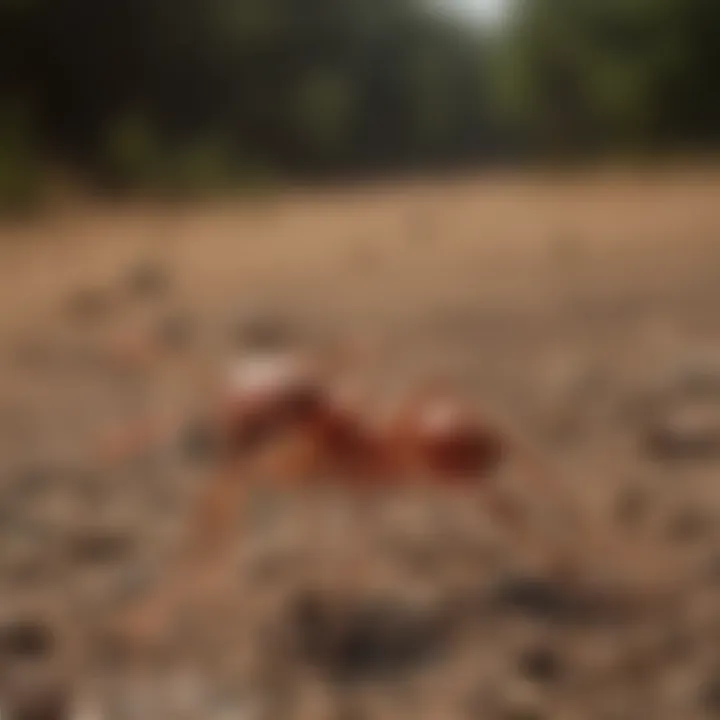 Organic red fire ant repellent