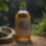 Organic snake repellent bottle