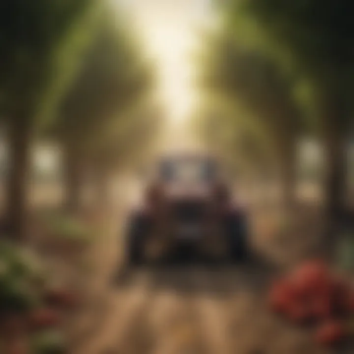 Agricultural Consequences of Pest Infestations Illustration revealing the impact of pest infestations on agricultural practices