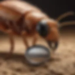 Magnifying the intricate details of a termite