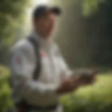 Implementing Eco-Friendly Solutions Orkin Man implementing eco-friendly pest control methods