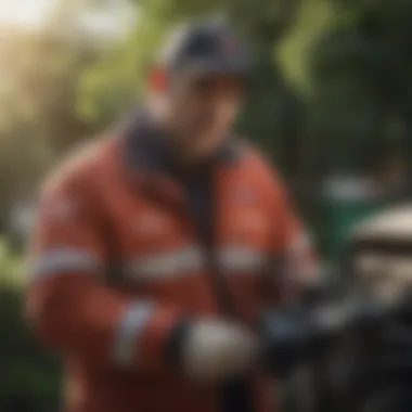 Orkin Pest Control Technician at Work