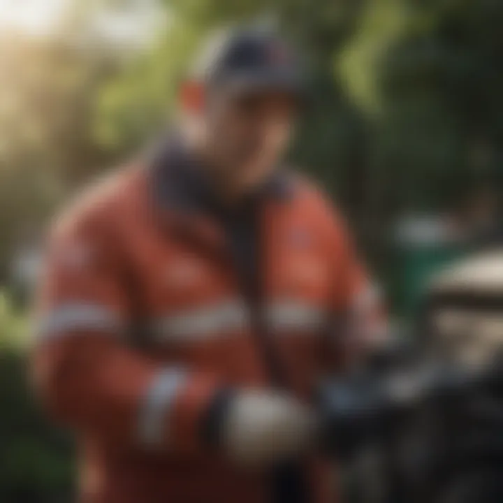 Orkin Pest Control Technician at Work